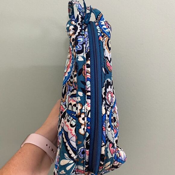 Very Bradley Lunch Box Quilted Paisley Insulated Multicolor Top Handle Zip - Picture 6 of 10